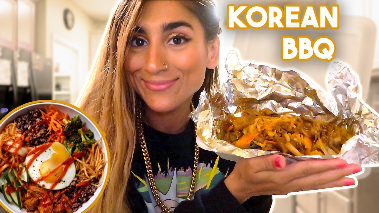 Trying Korean BBQ Mukbang! Spicy Pork :P