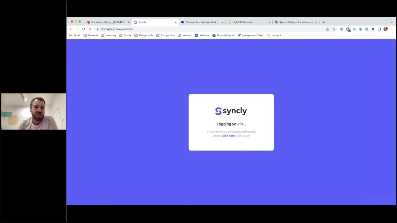 Ascertus Syncly demo - Govern usage & syncing data with iManage DMS