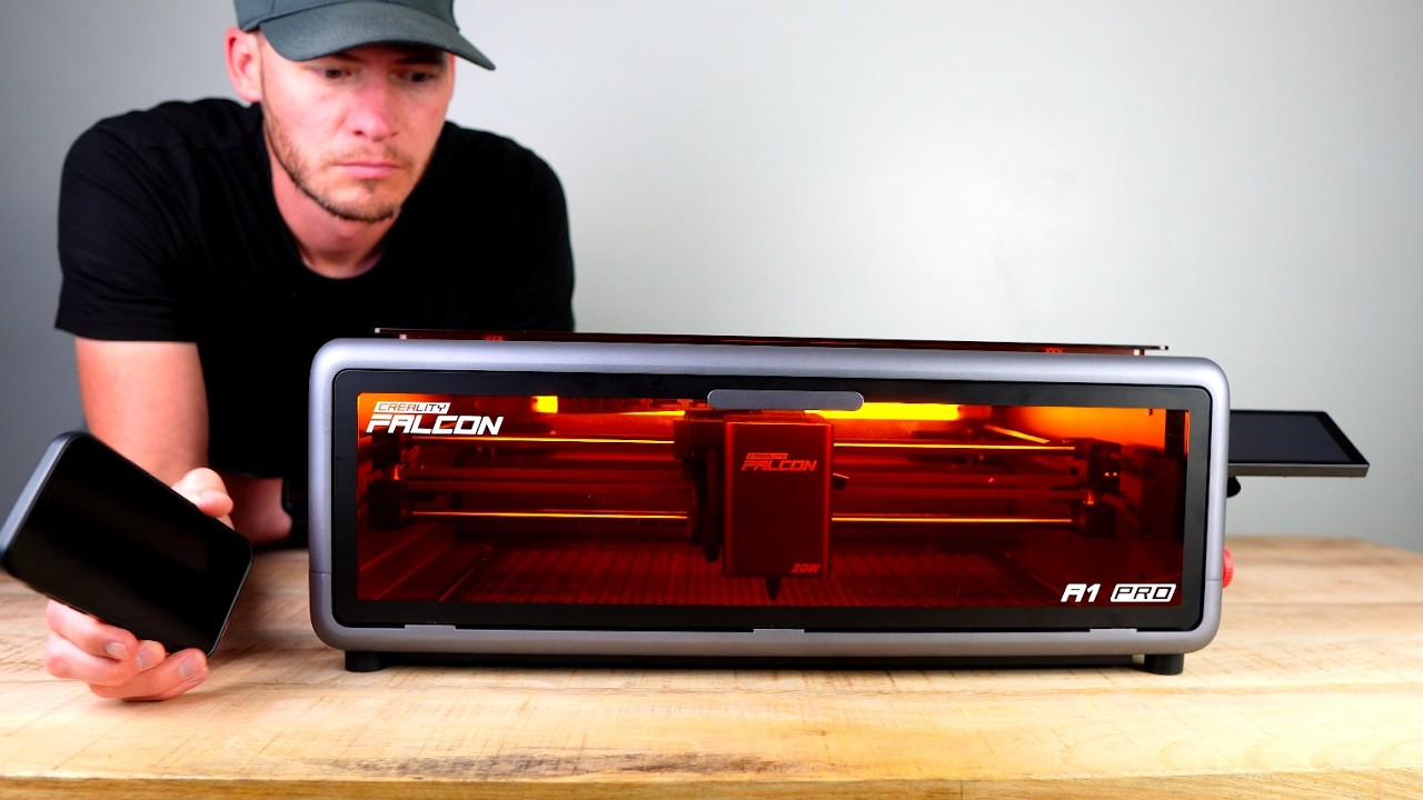 I Tried the Creality Falcon A1 Pro Laser Engraver Without a Computer!?