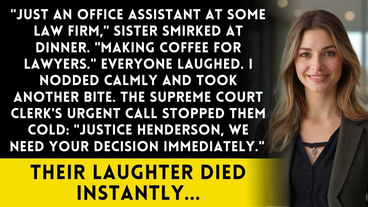 Sister Called Me 'Office Assistant' - Then The Supreme Court Asked For Their Judge