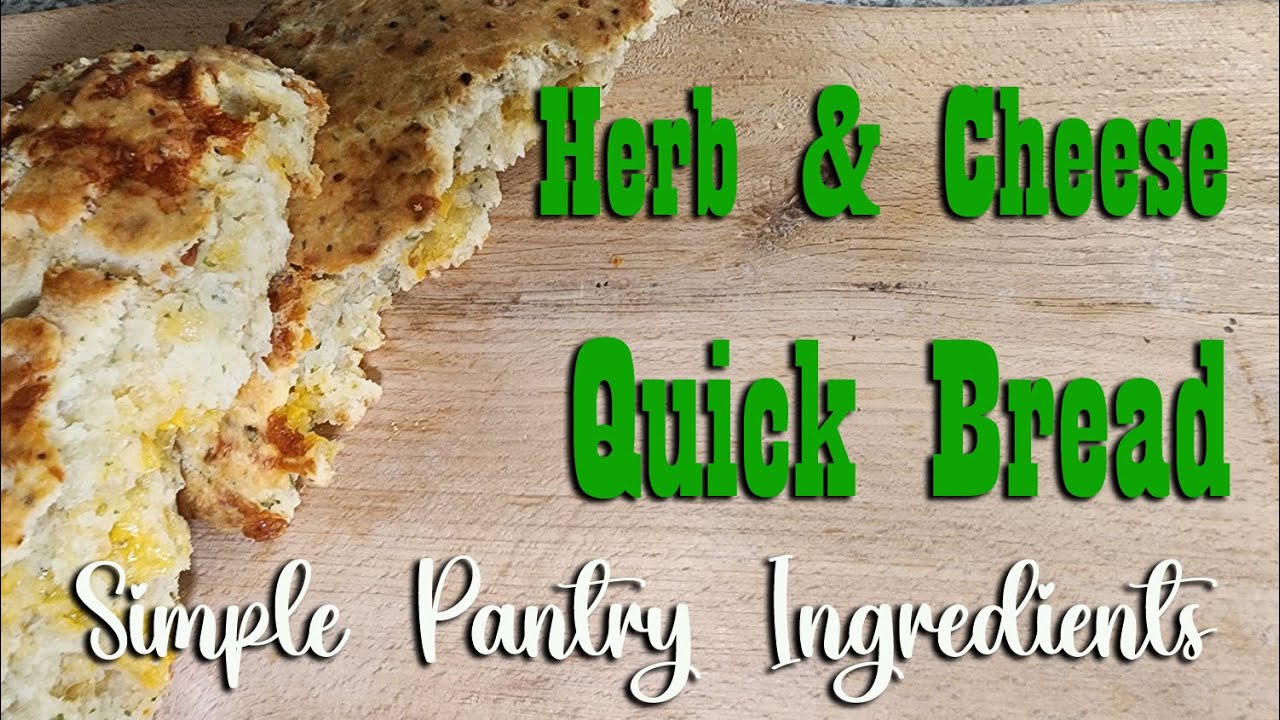 Quick Cheesy Herb Bread ~ Fast & Simple from the Pantry