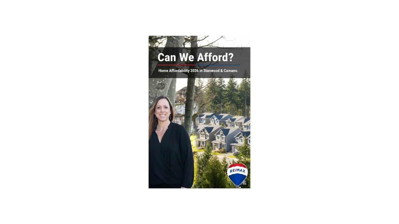 Home Affordability 2026 in Stanwood & Camano