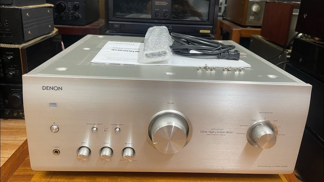 Ampli Denon Pma-2000RE trùm cuối 360w zin đẹp như mới, giá rất tốt. Lh Hưng Trí 0903.747.111.