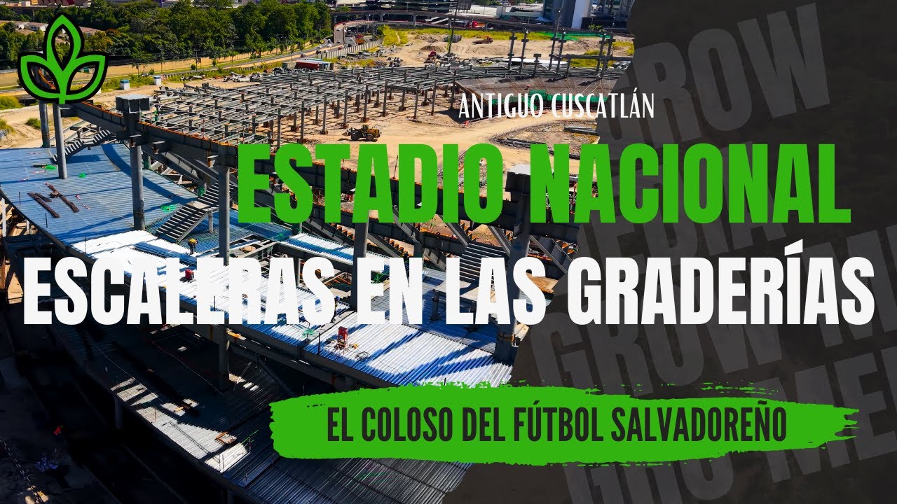 Estadio Nacional El Salvador Las Escaleras de Las Grader&iacute;as Reportaje 4K