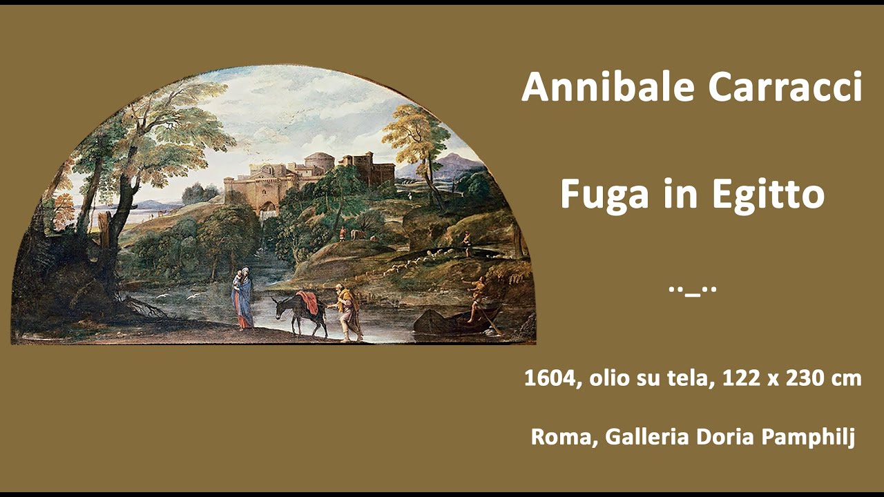 Fuga in Egitto, Annibale Carracci