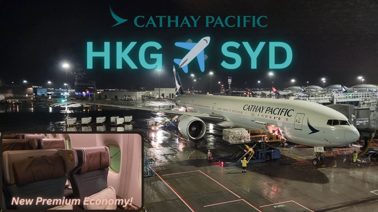 New Premium Economy on 777 - | Cathay Pacific 777-300ER Premium Economy | Flight Report