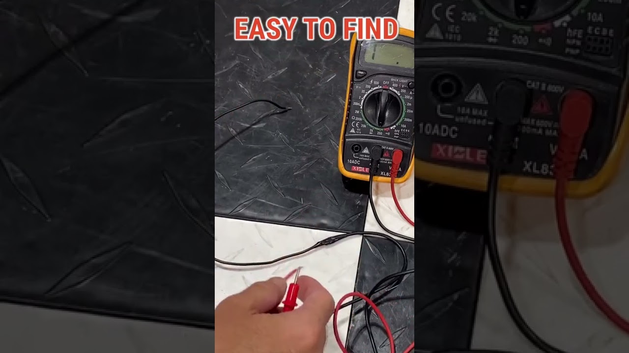 EASILY FIND A BREAK IN WIRE. Full video on my channel. #shorts #youtubeshorts