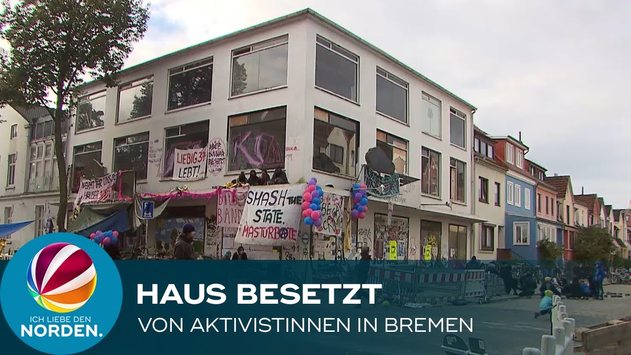 Ehemaliges Kulturzentrum in Bremen von Aktivistinnen besetzt