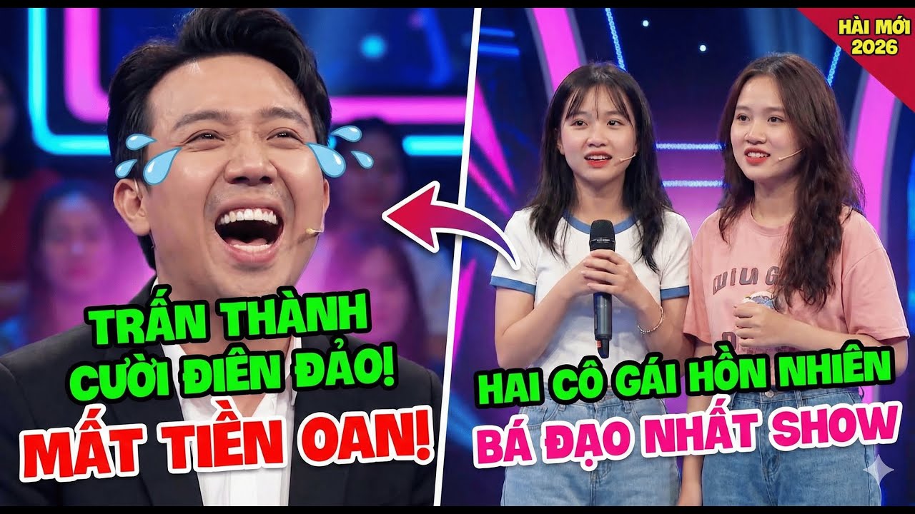 Cười Ngất Với 2 Cô Gái Hồn Nhiên Khiến Trấn Thành Phải Rút Tiền Túi Chịu Thua!!