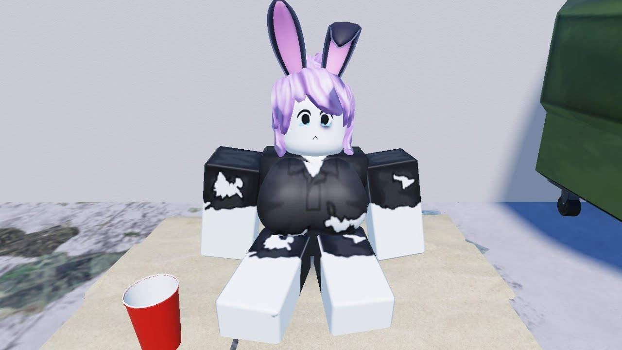 R63 Bunny Guest Girl Sad Story | Roblox animation