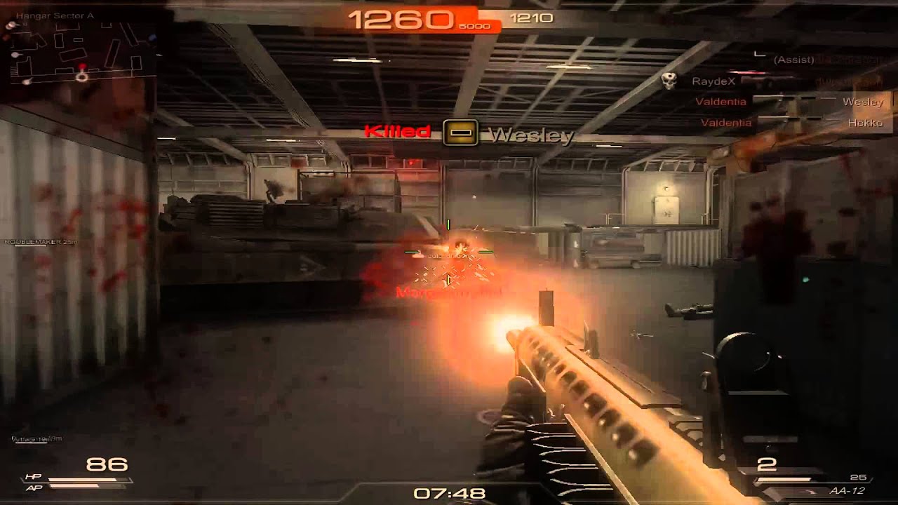 [Skill SF2] AA-12 Headshot Movie