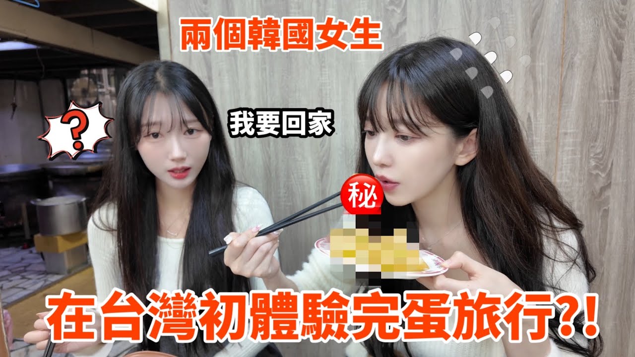 尹到怡｜韓國女生第一次在台灣旅行..整天竟然什麼都不能吃..❌大家可以借我們錢嗎😇🔥|이정윤 치어리더와 함께한 랜덤 대만여행..돈 좀 빌려주세요|