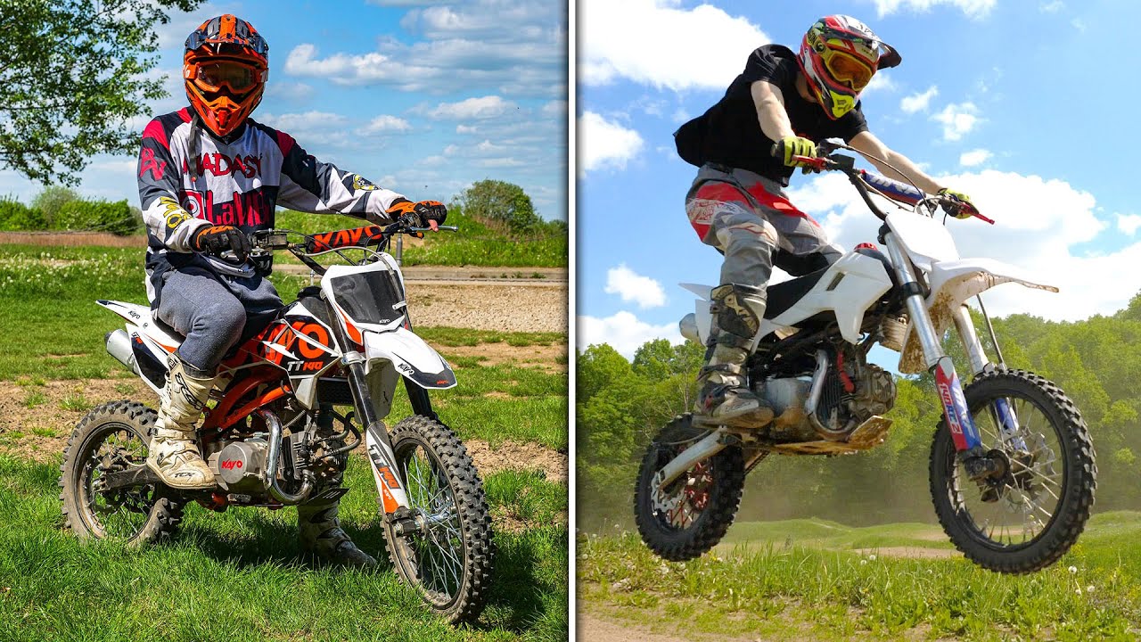 TESTY MRF NA TORZE MOTOCROSS I NAUKA JAZDY - MRF 140 RC, KAYO 140 TT, MRF 160 || MADASY ODCINEK 49