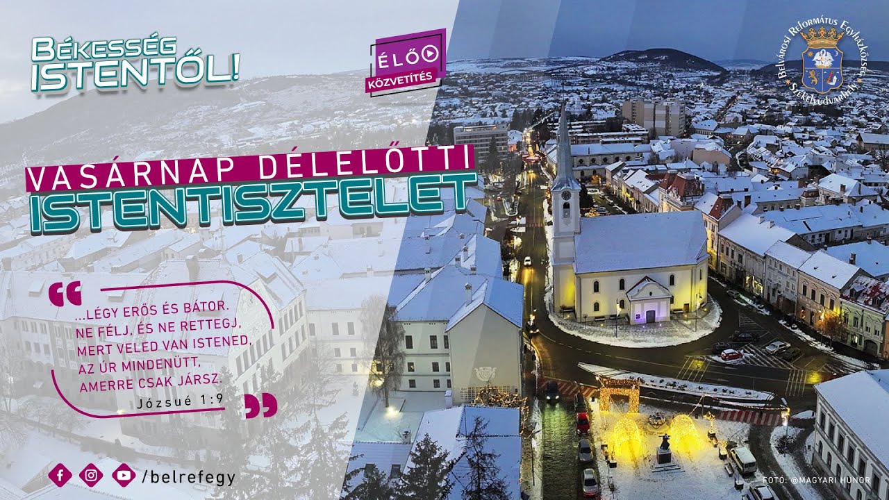 VASÁRNAPI ISTENTISZTELET - 2026. JANUÁR 4.