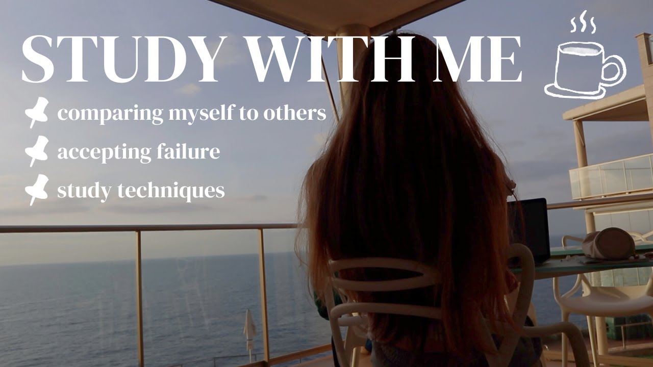 study vlog motivation in mallorca, spain: exam week, college study with me ☄. *. ⋆