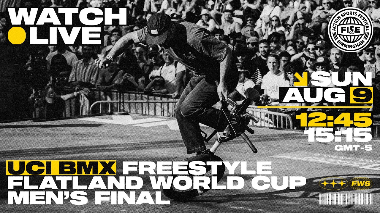ПРЯМАЯ ТРАНСЛЯЦИЯ FISE BIRMINGHAM 26 | Финал Кубка мира UCI по BMX фристайлу в дисциплине флэтлен...
