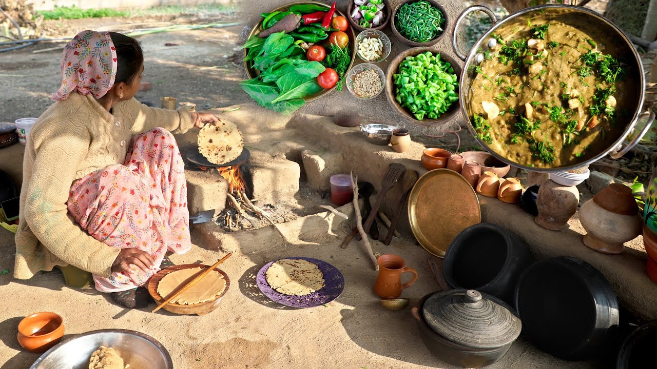 Kitchen Routine In Village || Village Cooking of Gujarat Village || Village Food