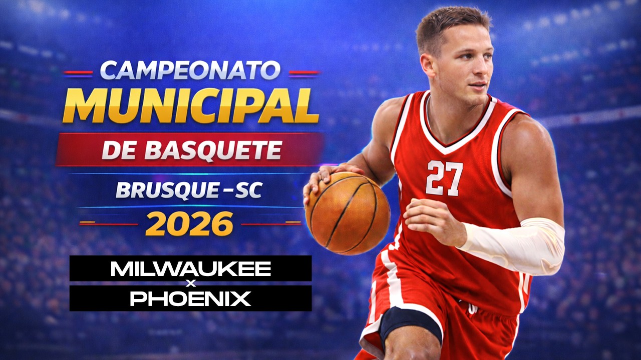 MILWAUKEE x PHOENIX - MUNICIPAL DE BASQUETE DE BRUSQUE 2026 - 1ª RODADA