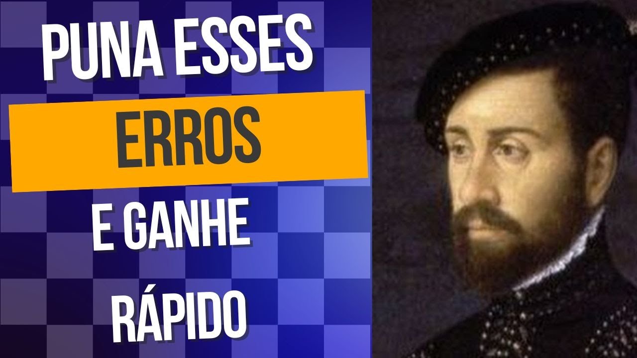 Os ERROS mais comuns na RUY LOPEZ!!