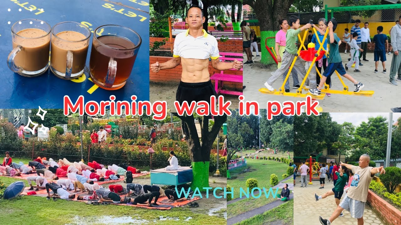 Morning walk arround shankha park#nepal Balen dae ko chiya pasal #traveling