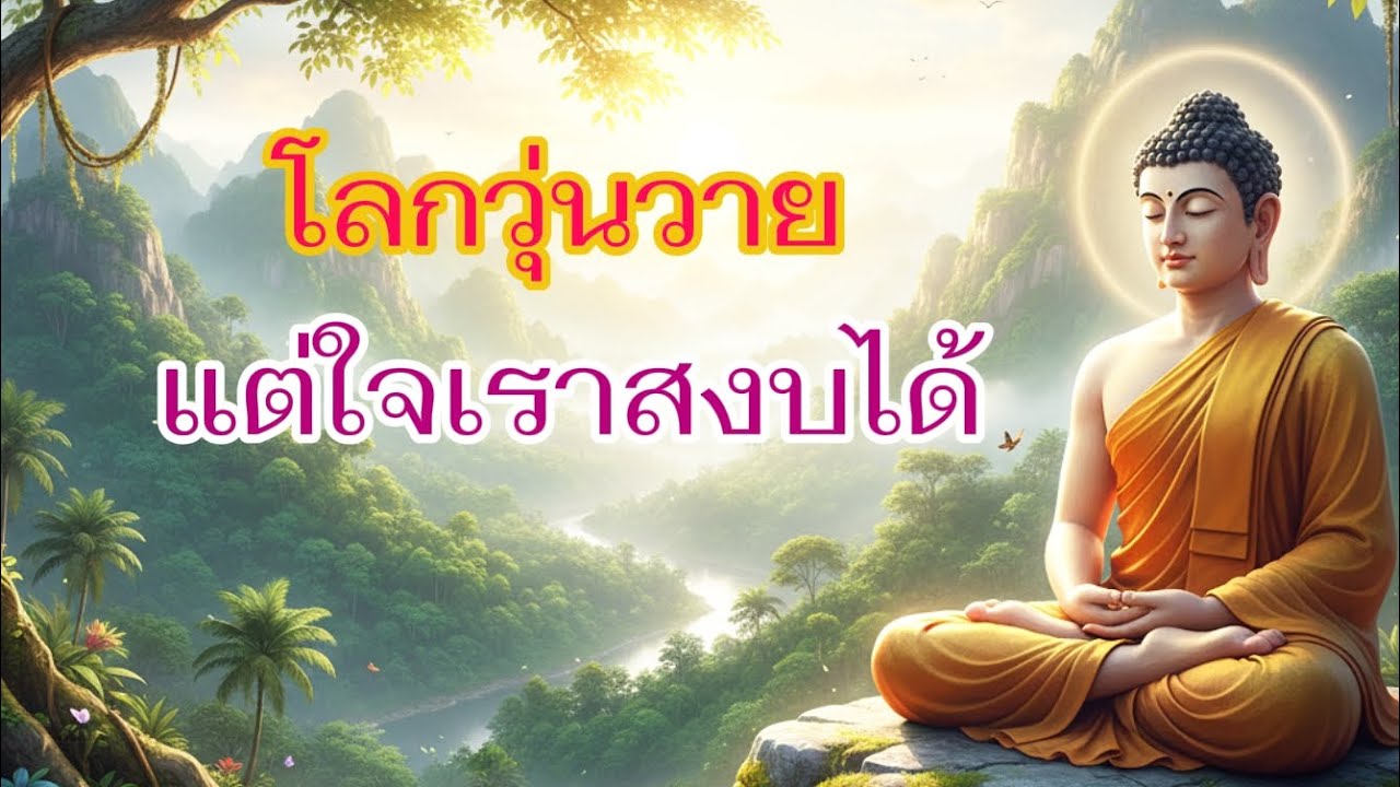 โลกวุ่นวาย แต่ใจเราสงบได้| ธรรมะพาใจสงบ Channel