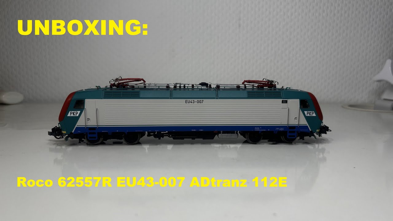 UNBOXING CLASSIC: Roco 62557 R EU43 007 ADtranz 112E