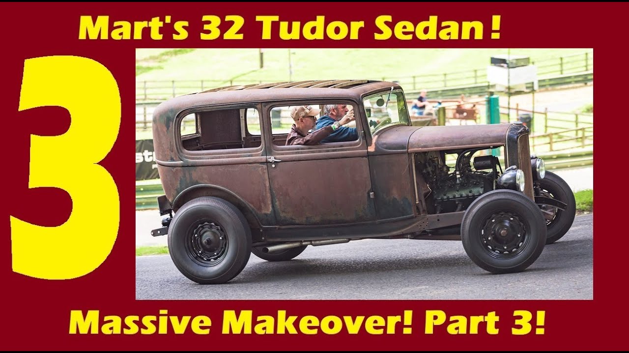 Mart's 1932 2 Door Sedan: Massive makeover! Almost by accident! Part 3. Knocking dents out + primer!
