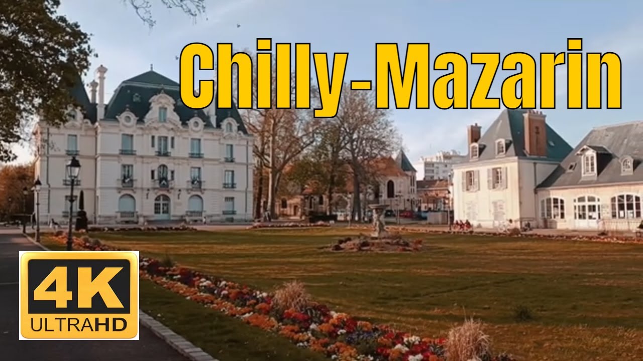 Chilly-Mazarin 4k - Driving- French region