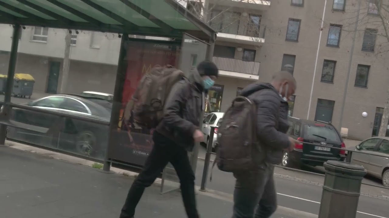 Strasbourg FRANCE  Tram D  Part1(2   Départ Kehl ALLEMAGNE - Destination Strasbourg  08-02-22