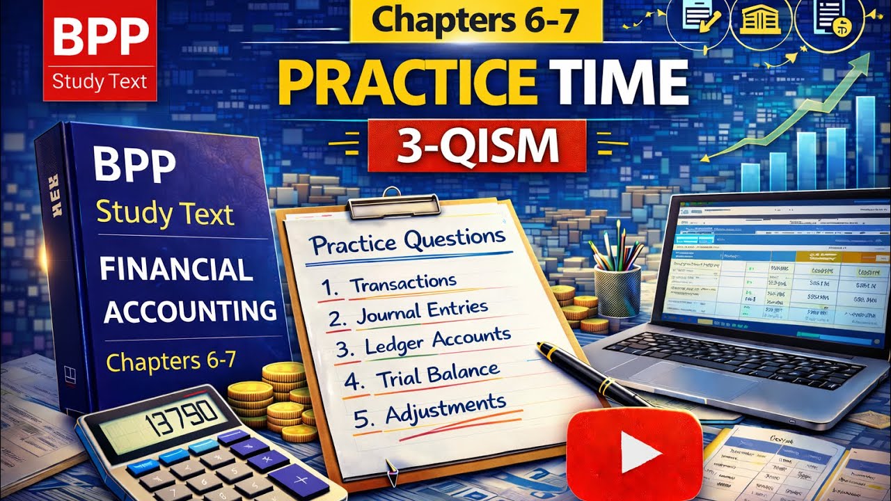 Practice time | 3-qism | Chapter 6-7 | Tangible assets | O’zbek tilida