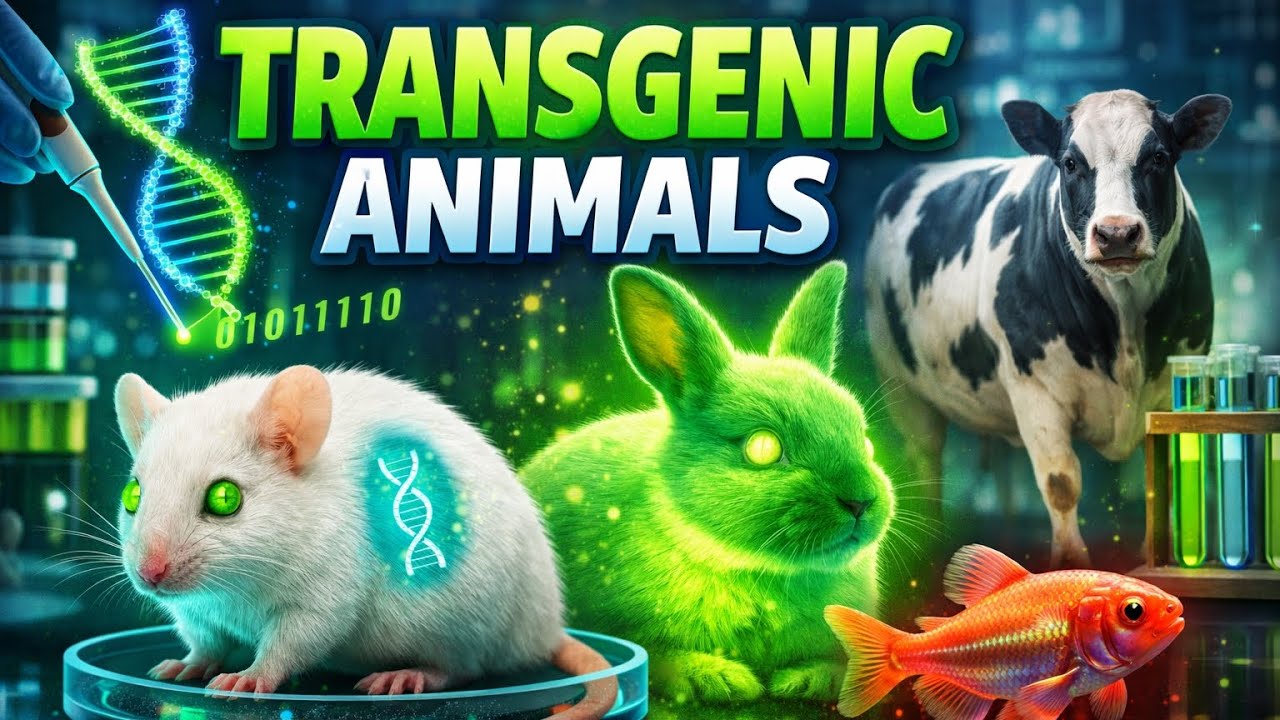 Transgenic Animals|transgenic Animals and their use|biotechnology and its applications|neet 2026|