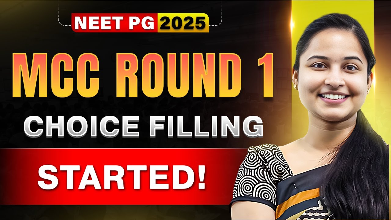 NEET PG Counselling 2025 Round 1 Schedule OUT! MCC Begins Choice Filling | Must Watch 🚨