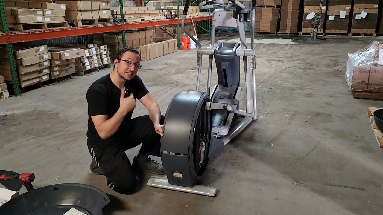 How to Repair Plastic Shrouds and Replace Battery on Precor EFX Elliptical