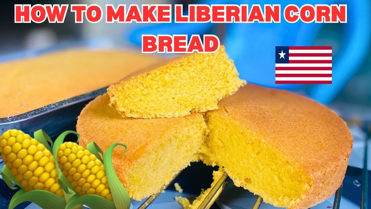 HOW TO MAKE LIBERIAN CORN BREAD | EASY AND DELICIOUS RECIPE #liberianfood  #liberianyoutuber