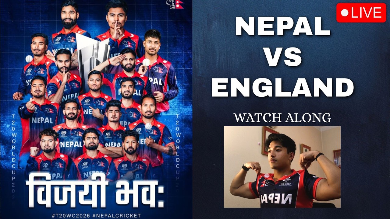 NEPAL VS ENGLAND || Watch Along and GAMES