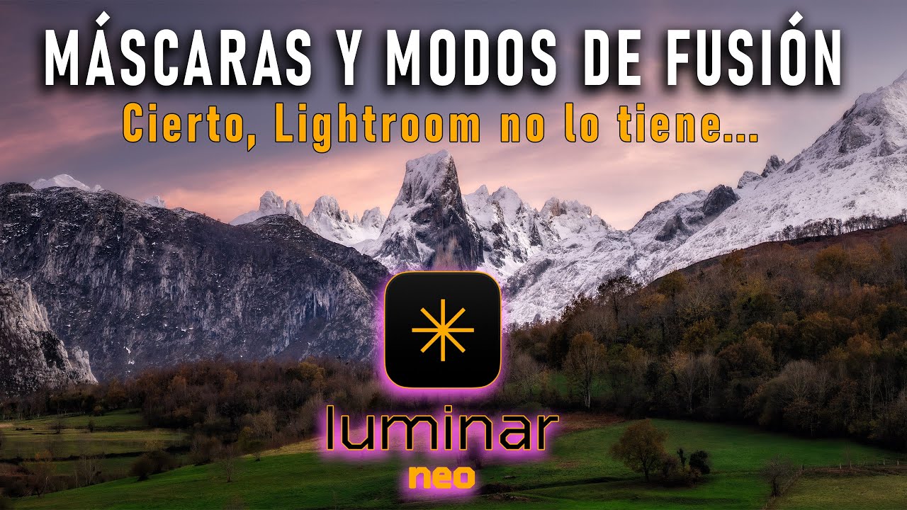 Máscaras y modos de fusión en Luminar Neo