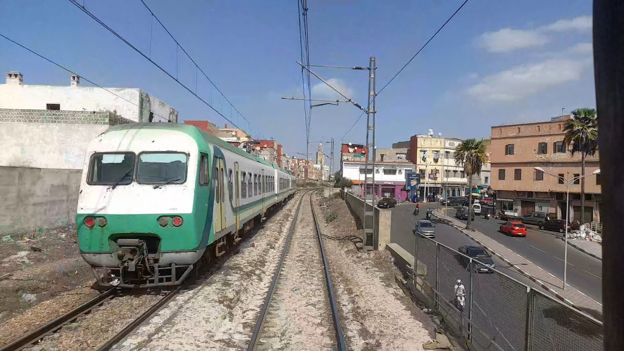 Trajet complet entre Casa Voyageurs et la Gare des Facultés à bord du train N°903 assuré par E-1479.