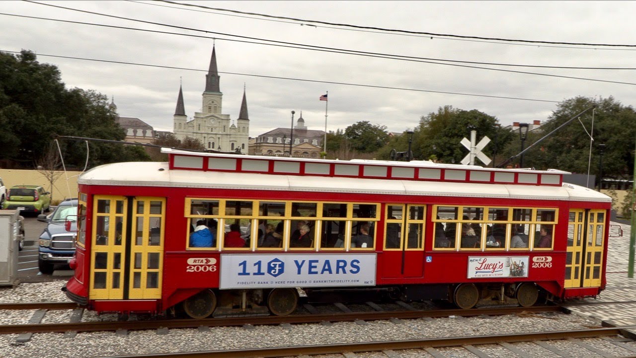 New Orleans Canal Street Streetcar.