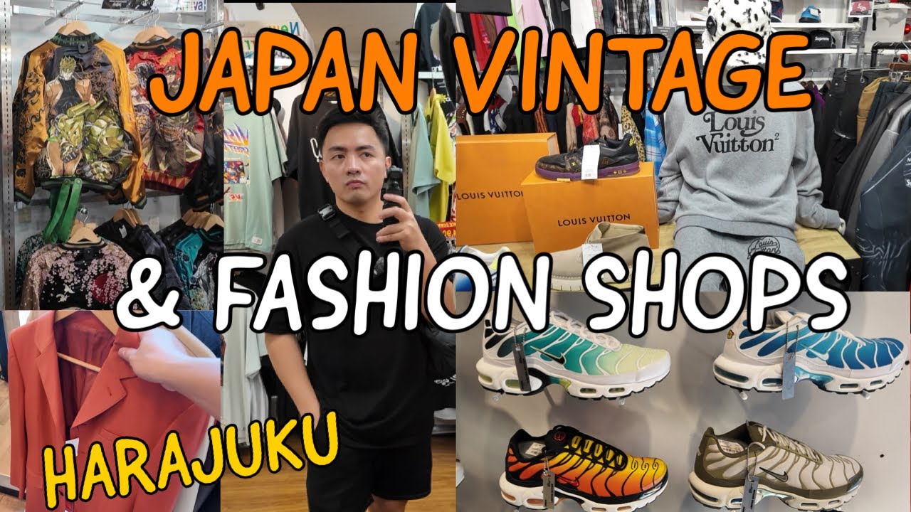 JAPAN VINTAGE & FASHION SHOPS | Harajuku | Marvin Samaco