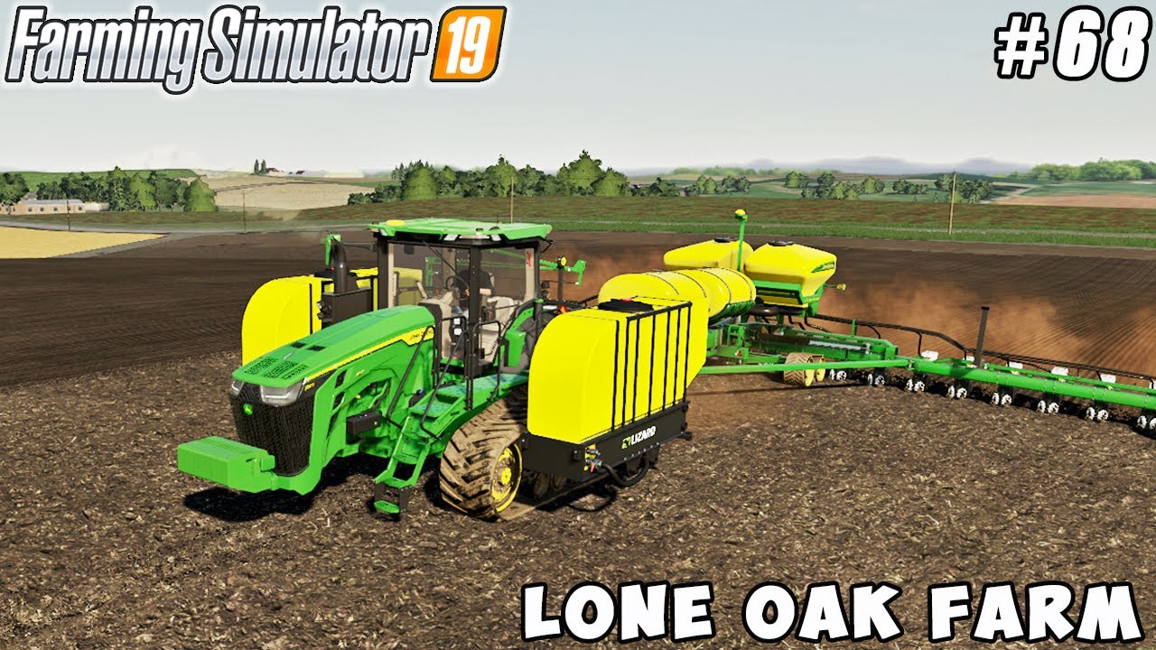 Sowing sunflower & canola, spreading herbicide & lime | Lone Oak Farm | Farming simulator 19 | #68