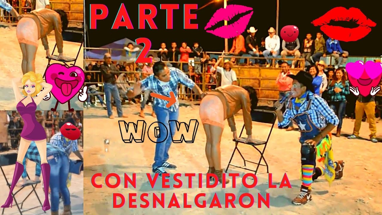 Parte 2 Juego En Jaripeo ¡Con Vestidito👙 La Desnalgaron Asi Fue!😱 #entretenimiento #besoocahetada