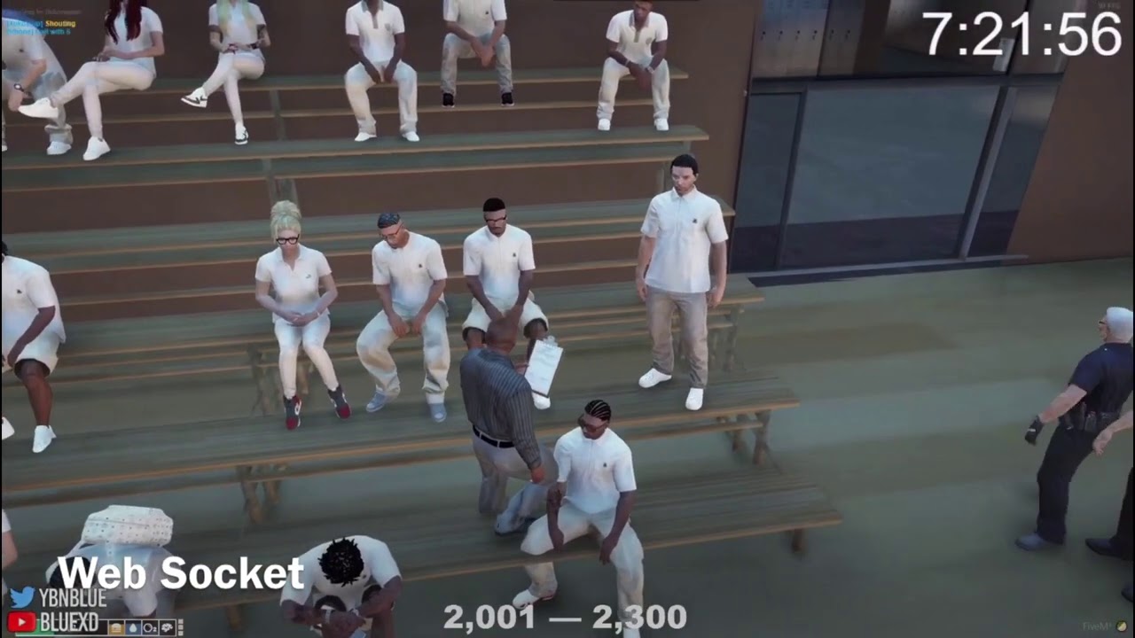 GTA RP | YBNBLUE (COACH WHITE) HAS HIS 1ST GYM CLASS! 😂 *VERY FUNNY* YBN LOS SCANDALOUS | SCHOOL RP