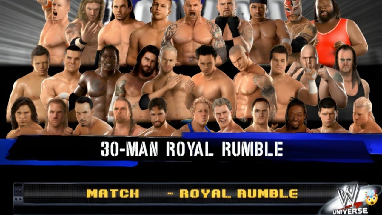 WWE SmackDown vs Raw 2011 PSP Gameplay | Royal Rumble Full Match