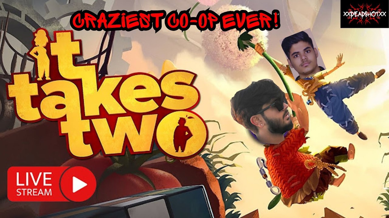 It takes Two - Can we Survive this Co-op Game #ittakestwo #coopgames #splitscreengames