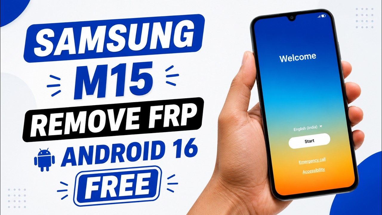 Samsung M15 FRP Bypass Android 16 | Samsung M15 5G FRP Unlock Android 16 | New Method 2026