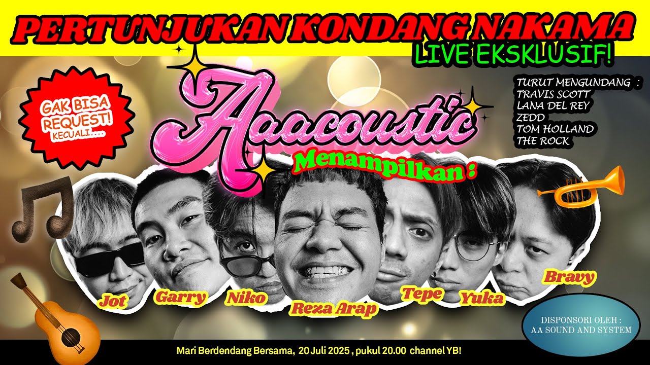 AAACOUSTIC LIVE STREAM #BukanMARAPTHON