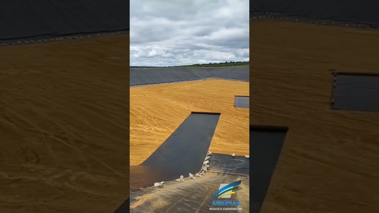 Making an artificial lake: #oddlysatisfying