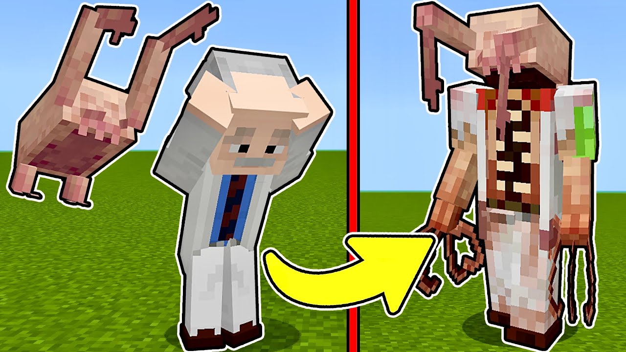 ЛУЧШИЙ МОД НА ХАЛФ ЛАЙФ В МАЙНКРАФТ Хэдкраб Minecraft Half Life