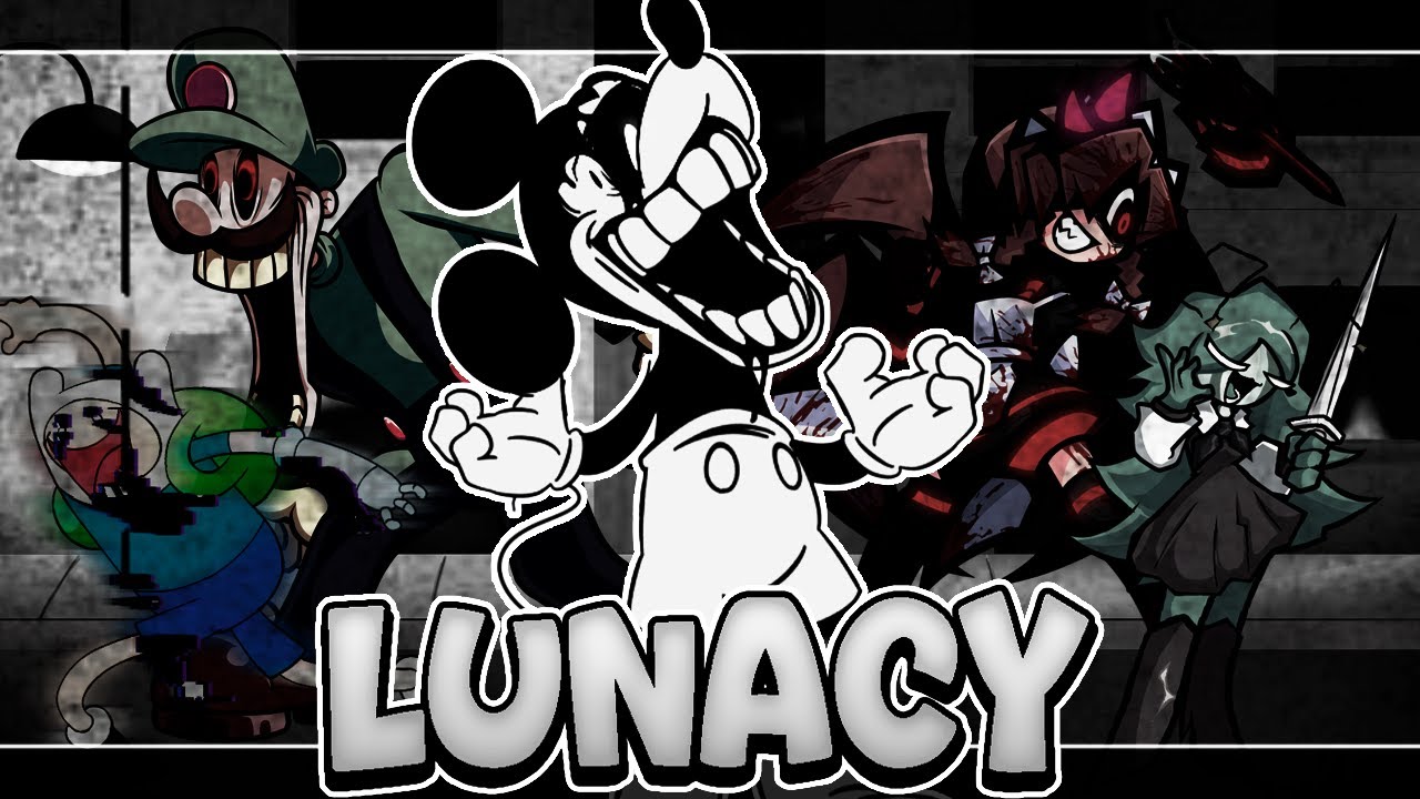 LUNACY Но все поют ее 🎶⚡ (FNF Sunday Night Suicide )