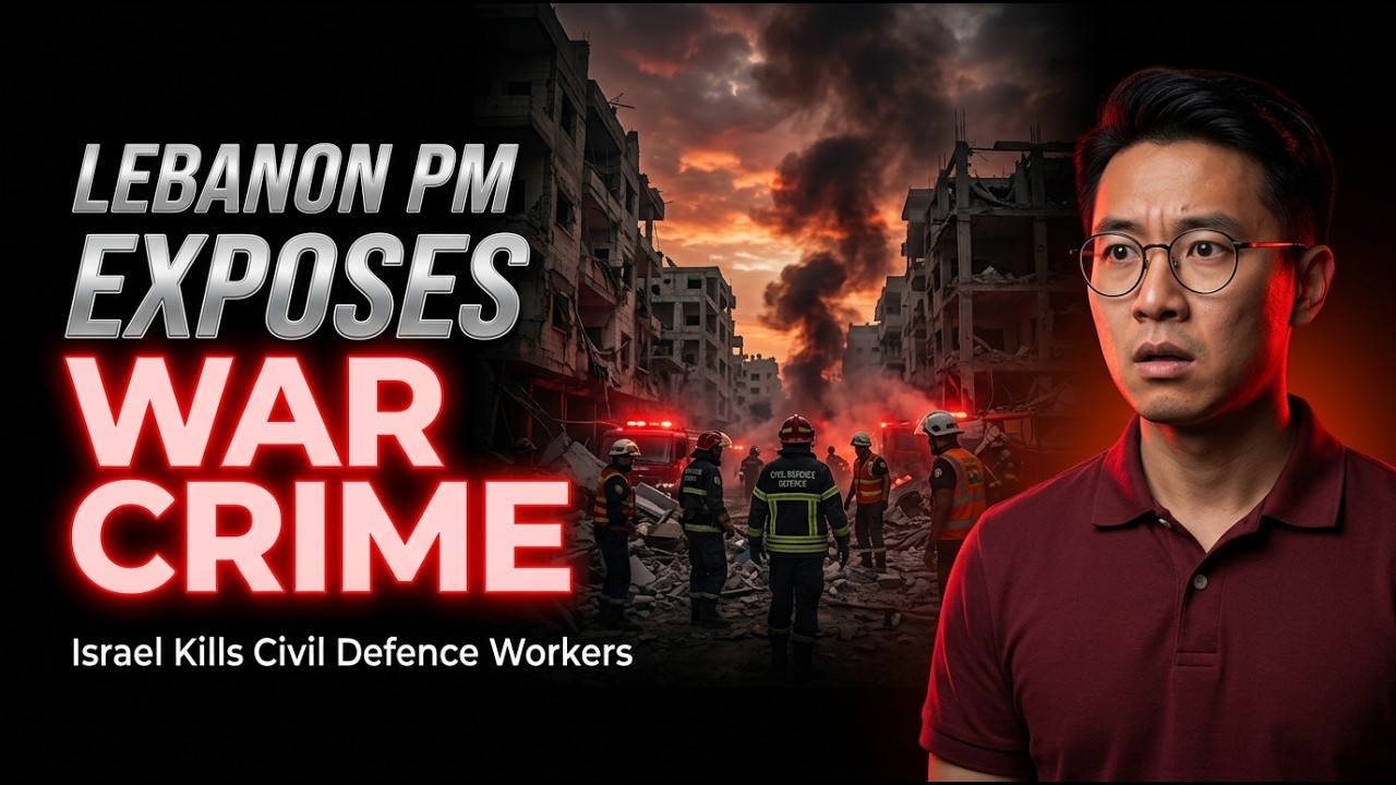 Lebanese PM says Israel's killing of civil defence members a 'new war atrocity'